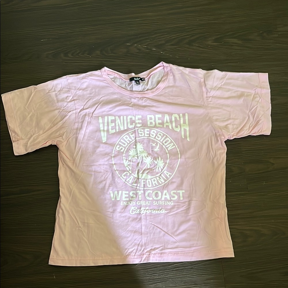 Kids Light Pink Venice Beach Tee